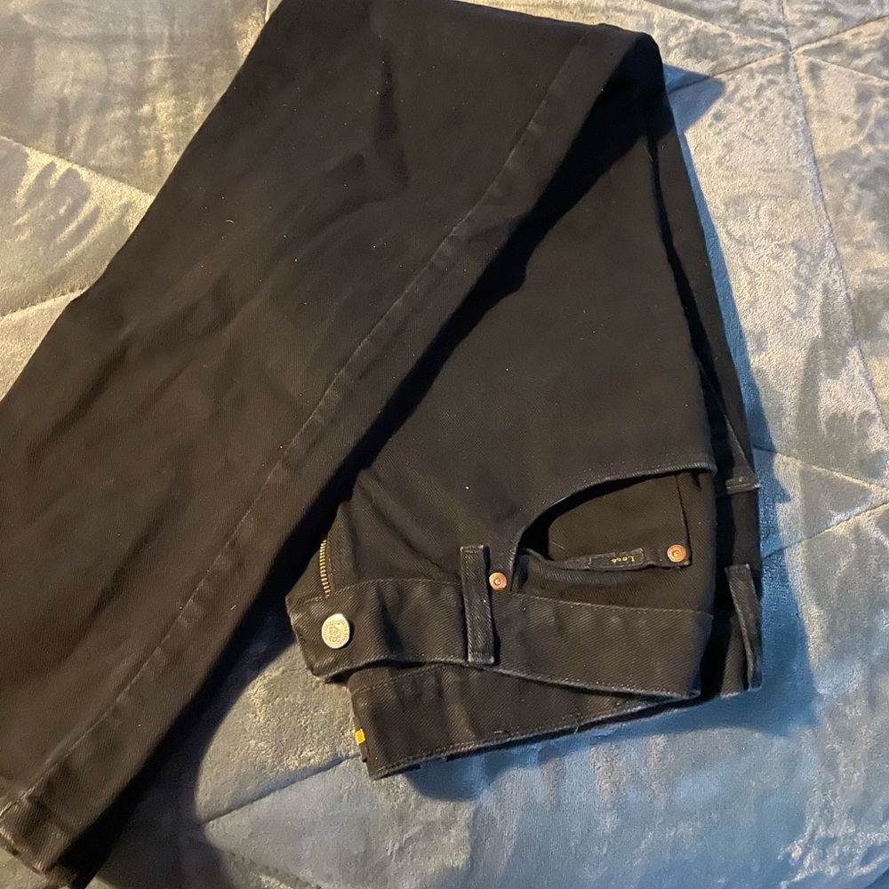 Mens black Lee 33x34 jeans new w/out tags